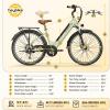 image:imageHeybike Cityscape 20 Electric Bike for Adults with 1200W Motor 468Wh Removable Battery 50Mile 24MPH 26 Electric Commuter Bike7SpeedUL CertifiedBright Green