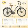 image:imageHeybike Cityscape 20 Electric Bike for Adults with 1200W Motor 468Wh Removable Battery 50Mile 24MPH 26 Electric Commuter Bike7SpeedUL CertifiedChalky white