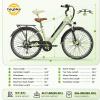 image:imageHeybike Cityscape 20 Electric Bike for Adults with 1200W Motor 468Wh Removable Battery 50Mile 24MPH 26 Electric Commuter Bike7SpeedUL CertifiedLight Green