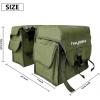 image:imageHeybike Electric Bike Rack Pannier Bag Saddle Bag for Electric Bike Rear Rack Storage Luggage EBike Accessories for Commuter Travel Shopping Adventure Green