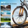 image:imageHeybike Electric Bikes for Adults 26 Ebikes for Men Peak 1200W Adults Electric Bicycle with Removable Battery Front Suspensionsilver gray