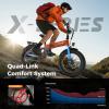 image:imageHeybike Mars 2030 Foldable Electric Bike UL2849 Certified 70Miles Long Range 1400W1800W Peak Motor 32MPH 624WH Removable Battery 204 Fat Tire Ebike for Snow Commute Full SuspensionFlame Orange