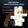 image:imageHeybike Mars 2030 Foldable Electric Bike UL2849 Certified 70Miles Long Range 1400W1800W Peak Motor 32MPH 624WH Removable Battery 204 Fat Tire Ebike for Snow Commute Full SuspensionDark Gray