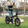 image:imageHeybike Ranger 20 Electric Bike for Adults Peak 1500W Motor Ebike 20 Fat Tire StepThru E Bike with 600Wh Removable Battery Up to 28MPH amp 60 Miles AllTerrain Foldable Electric Bicycles