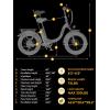 image:imageHeybike Ranger 20 Foldable Electric Bike for Adults 204 Fat Tire Ebike with 1400W Peak Motor 28 MPH Max Speed 600Wh Removable Battery Up to 65 Miles Range Front Suspension StepThru E BikeBlackFront Basket