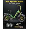 image:imageHeybike Ranger 20x40 Fat Tire Folding Electric Bike for Adults 1200W1800W Peak Motor 2832MPH up to 5590 Miles Range UL2849 Certified Removable Battery for Commute Beach Mountain Snow E BikeOlive Green