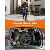 image:imageHeybike Ranger Foldable Electric Bike for Adults 1200W1800W Peak Motor 2832MPH E Bike 5590 Miles Range 20x40 Fat Tire Ebike with Removable Battery Hydraulic Brakes for Snow BeachCommutingMist Gray