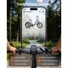 image:imageHeybike Ranger Foldable Electric Bike for Adults 1200W1800W Peak Motor 2832MPH E Bike 5590 Miles Range 20x40 Fat Tire Ebike with Removable Battery Hydraulic Brakes for Snow BeachCommutingMist Gray