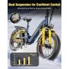 image:imageHeybike Ranger Foldable Electric Bike for Adults 1200W1800W Peak Motor 2832MPH E Bike 5590 Miles Range 20x40 Fat Tire Ebike with Removable Battery Hydraulic Brakes for Snow BeachCommuting90 MilesSapphire Blue