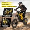 image:imageHeybike Villain Electric Dirt Bike 4160W E Dirt Bike with 52V 26AH Battery 1412 Fat Tire Electric Motorcycle for Teens Max 45MPH Ebike with Reversing FunctionDirtbikeScooter Lemon YellowButter Yellow