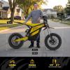 image:imageHeybike Villain Electric Dirt Bike 4160W E Dirt Bike with 52V 26AH Battery 1412 Fat Tire Electric Motorcycle for Teens Max 45MPH Ebike with Reversing FunctionDirtbikeScooter Lemon YellowSunflower Yellow