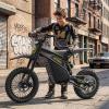 image:imageHeybike Villain Electric Dirt Bike with 4160W Motor 1352WH Battery Up to 45 MPH 50 Miles Range 1412 Fat Tire Electric Bike with Hydraulic BrakesampDual Suspension OffRoad EBikeJet Black