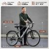 image:imageJasion RoamerSTYC1 Electric Bike for Adults 26 Commuter Ebike 1200W 528WH375WH Removable Battery 28MPH 4062miles Electric Bicycles for WomenMan UL2849 CertifiedAsh Gray
