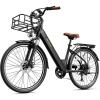 image:imageHeybike Cityscape 20 Electric Bike for Adults 1000W Peak Motor 24MPH Top Speed 50 Miles Range 468Wh Removable Battery UL Certified 26 EBike with 7Speed amp Front Suspension