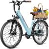image:imageHeybike Cityscape 20 Electric Bike for Adults with 1200W Motor 468Wh Removable Battery 50Mile 24MPH 26 Electric Commuter Bike7SpeedUL CertifiedCerulean Blue