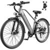 image:imageHeybike Electric Bikes for Adults 26 Ebikes for Men Peak 1200W Adults Electric Bicycle with Removable Battery Front SuspensionStone Gray
