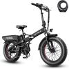 image:imageHeybike Ranger 20 Electric Bike for Adults Peak 1500W Motor Ebike 20 Fat Tire StepThru E Bike with 600Wh Removable Battery Up to 28MPH amp 60 Miles AllTerrain Foldable Electric Bicycles
