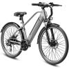 image:imageJasion RoamerSTYC1 Electric Bike for Adults 26 Commuter Ebike 1200W 528WH375WH Removable Battery 28MPH 4062miles Electric Bicycles for WomenMan UL2849 CertifiedGray