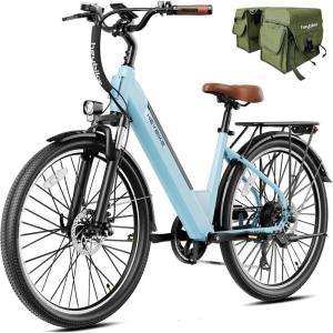 image:imageHeybike Cityscape 20 Electric Bike for Adults with 1200W Motor 468Wh Removable Battery 50Mile 24MPH 26 Electric Commuter Bike7SpeedUL CertifiedSky Blue