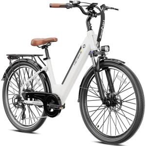 image:imageHeybike Cityscape 20 Electric Bike for Adults with 1200W Motor 468Wh Removable Battery 50Mile 24MPH 26 Electric Commuter Bike7SpeedUL CertifiedWhite