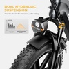 image:imageHeybike Ranger S Electric Bike for Adults Foldable 1500W Peak Motor Ebike 20 Fat Tire StepThru Electric Bicycle 48V 144AH Removable Battery Commuter E Bike 7Speed Hydraulic ForkG