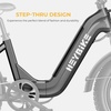 image:imageHeybike Ranger S Electric Bike for Adults Foldable 1500W Peak Motor Ebike 20 Fat Tire StepThru Electric Bicycle 48V 144AH Removable Battery Commuter E Bike 7Speed Hydraulic ForkG