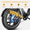 image:imageHeybike Ranger S Electric Bike for Adults Foldable 1500W Peak Motor Ebike 20 Fat Tire StepThru Electric Bicycle 48V 144AH Removable Battery Commuter E Bike 7Speed Hydraulic ForkG