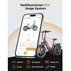 image:imageHeybike Ranger S Foldable Electric Bike for Adults with APP Control 1800W Peak Motor 32MPH 692Wh Removable Battery 55 Miles 20 x4 Fat Tire StepThru Ebike Hydraulic Brakes UL2849 All Terrain