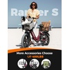 image:imageHeybike Ranger S Foldable Electric Bike for Adults with APP Control 1800W Peak Motor 32MPH 692Wh Removable Battery 55 Miles 20 x4 Fat Tire StepThru Ebike Hydraulic Brakes UL2849 All Terrain