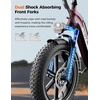 image:imageHeybike Ranger S Foldable Electric Bike for Adults with APP Control 1800W Peak Motor 32MPH 692Wh Removable Battery 55 Miles 20 x4 Fat Tire StepThru Ebike Hydraulic Brakes UL2849 All Terrain