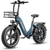image:imageHeybike Ranger S Electric Bike for Adults Foldable 1400W Peak Motor Ebike 20 x 40 Fat Tire StepThru Electric Bicycle 48V 144AH Removable Battery Commuter E Bike 7Speed Hydraulic Fork