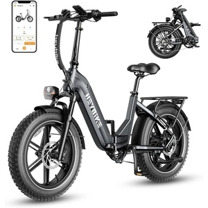 image:imageHeybike Ranger S Electric Bike for Adults Foldable 1500W Peak Motor Ebike 20 Fat Tire StepThru Electric Bicycle 48V 144AH Removable Battery Commuter E Bike 7Speed Hydraulic ForkG