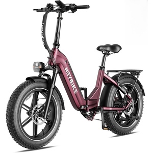image:imageHeybike Ranger S Foldable Electric Bike for Adults with APP Control 1800W Peak Motor 32MPH 692Wh Removable Battery 55 Miles 20 x4 Fat Tire StepThru Ebike Hydraulic Brakes UL2849 All Terrain