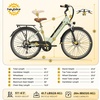 image:imageHeybike Cityscape 20 Electric Bike for Adults with Peak 1200W Motor 468Wh Removable Battery 50Miles 26 Electric Commuter Bike 7SpeedUL CertifiedBright Green