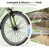 image:imageHeybike Cityscape 20 Electric Bike for Adults with Peak 1200W Motor 468Wh Removable Battery 50Miles 26 Electric Commuter Bike 7SpeedUL CertifiedLight Green
