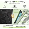 image:imageHeybike Cityscape 20 Electric Bike for Adults with Peak 1200W Motor 468Wh Removable Battery 50Miles 26 Electric Commuter Bike 7SpeedUL CertifiedLight Green