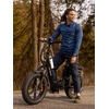 image:imageHeybike Ranger 20 Foldable Electric Bike for Adults 204 Fat Tire Ebike with 1400W Peak Motor 28 MPH Max Speed 600Wh Removable Battery Up to 65 Miles Range Front Suspension StepThru E BikeBlack