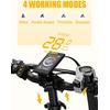 image:imageHeybike Ranger 20 Foldable Electric Bike for Adults 204 Fat Tire Ebike with 1400W Peak Motor 28 MPH Max Speed 600Wh Removable Battery Up to 65 Miles Range Front Suspension StepThru E Bike2 White Combo