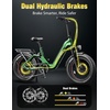 image:imageHeybike Ranger 30 Pro Foldable Electric Bike 90Miles Long Range 1200W Peak Motor 28MPH 720WH Removable Battery NFC Unlock 204 Fat Tire StepThru Ebike Urban Forest Green