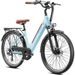 image:imageHeybike Cityscape 20 Electric Bike for Adults with Peak 1200W Motor 468Wh Removable Battery 50Miles 26 Electric Commuter Bike 7SpeedUL CertifiedBlue