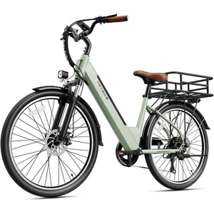 image:imageHeybike Cityscape 20 Electric Bike for Adults with Peak 1200W Motor 468Wh Removable Battery 50Miles 26 Electric Commuter Bike 7SpeedUL CertifiedMint Green