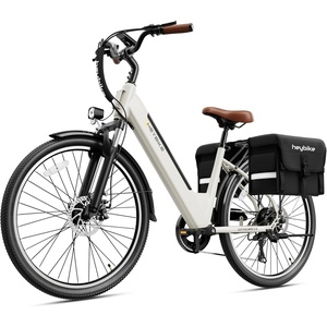 image:imageHeybike Cityscape 20 Electric Bike for Adults with Peak 1200W Motor 468Wh Removable Battery 50Miles 26 Electric Commuter Bike 7SpeedUL CertifiedPearl White