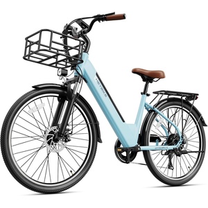 image:imageHeybike Cityscape 20 Electric Bike for Adults with Peak 1200W Motor 468Wh Removable Battery 50Miles 26 Electric Commuter Bike 7SpeedUL CertifiedTeal Blue