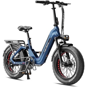 image:imageHeybike Ranger 30 Pro Foldable Electric Bike 90Miles Long Range 1200W Peak Motor 28MPH 720WH Removable Battery NFC Unlock 204 Fat Tire StepThru Ebike Urban Navy Blue