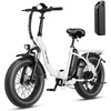 image:imageHeybike Electric Bike for Adults Ranger 20 with Peak 1400W Peak Motor Up to 28MPH amp 60 Miles 2040 Fat Tire Ebike 600Wh Removable Battery Adult Electric Bicycles