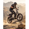 image:imageHeybike Saturn Electric Bike for Adults with 1800W Peak 9568Wh19136Wh Removable Battery 52V 184A 5090 Miles 20x40 Fat Tire AllTerrain Ebike for CommutingOffRoad RidingSingle BatteryBlack