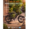 image:imageHeybike Saturn Electric Bike for Adults with 1800W Peak 9568Wh19136Wh Removable Battery 52V 184A 5090 Miles 20x40 Fat Tire AllTerrain Ebike for CommutingOffRoad RidingSingle BatteryJet