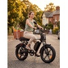 image:imageHeybike Saturn Electric Bike for Adults with 1800W Peak 9568Wh19136Wh Removable Battery 52V 184A 5090 Miles 20x40 Fat Tire AllTerrain Ebike for CommutingOffRoad RidingDual BatteryOnyx