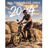 image:imageHeybike Saturn Electric Bike for Adults with 1800W Peak 9568Wh19136Wh Removable Battery 52V 184A 5090 Miles 20x40 Fat Tire AllTerrain Ebike for CommutingOffRoad RidingSingle BatteryJet