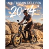 image:imageHeybike Saturn Electric Bike for Adults with 1800W Peak 9568Wh19136Wh Removable Battery 52V 184A 5090 Miles 20x40 Fat Tire AllTerrain Ebike for CommutingOffRoad Riding2 EbikesDual BatteryMidnight